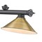 Z-Lite Cordon 3 Light Billiard, Bronze Plate & Rubbed Brass 2306-3BP-RB15 - alternate 5